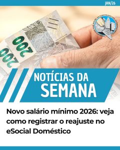 Novo salário mínimo 2026